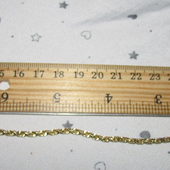 14kt Rope Style Bracelet - Picture 1 of 4